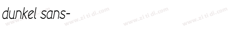 dunkel sans字体转换 dunkel sans字体转换